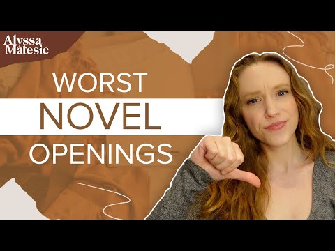 The Absolute Worst Ways to Start a Novel