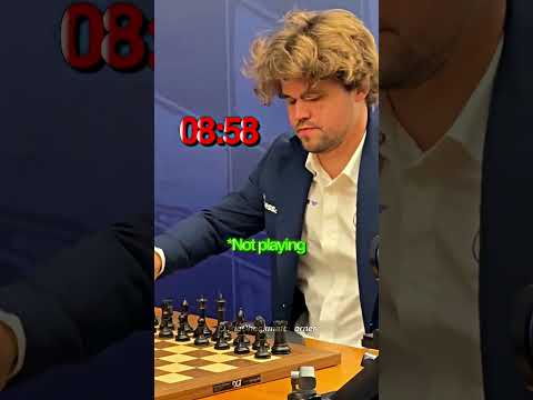 Magnus Carlsen doesn't need all the time 🐐