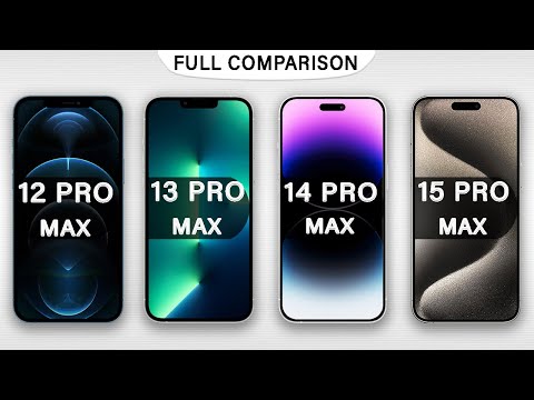 iPhone 15 Pro Max Vs 14 Pro Max Vs 13 Pro Max Vs 12 Pro Max Full review in 2025