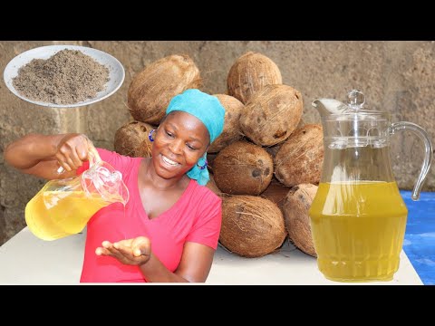 How To Make The Best Pure Coconut Oil Recipes !! / Cooking Recipe Home Made Coconut Oil...#coconut