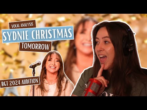 SYDNIE CHRISTMAS - Tomorrow BGT 2024 Auditions GOLDEN BUZZER | Vocal Coach Reaction (& Analysis)