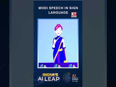 Live AI-Enabled Sign Language Interprets PM Modi’s Speech at India AI Impact Summit 2026 | ET Now