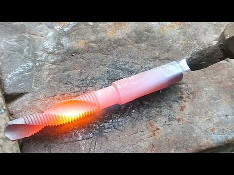 This steel hardening technique is not taught in schools, quality TAPS hand drills