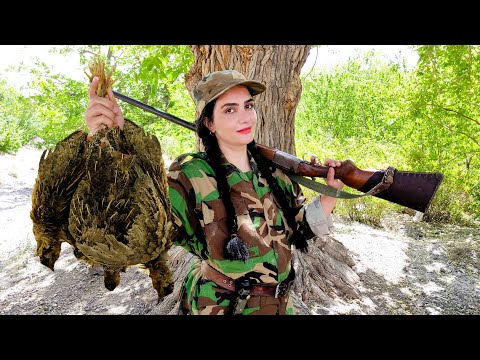 Village Lifestyle Iran: Amazing Cooking & Donkey Riding By A Girl