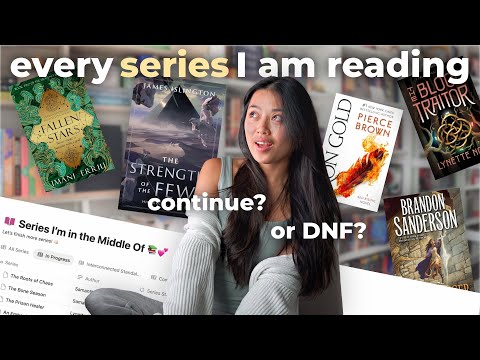 ALL the series I'm in the middle of... do I continue, or DNF? 📚👀