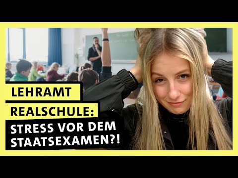 Lehramt an Realschulen studieren: Stress vor dem Staatsexamen?! | alpha Uni