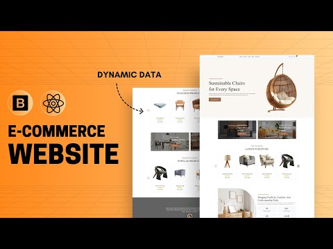 How to Create Full E-Commerce Website Using React JS | Shopping Cart & Live Product Data Tutorial