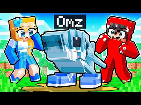 Playing As BABY BRAINROT To Troll My Friends in Minecraft