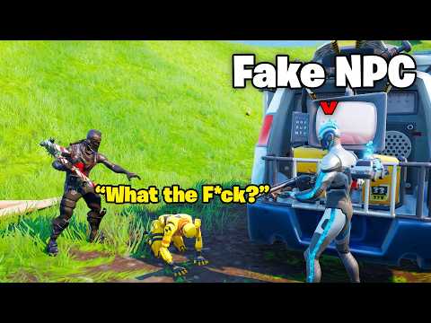 I Became Fake NPCs In OG Fortnite (No NPCs)
