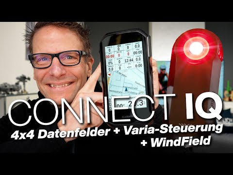 Garmin Connect IQ Anleitung: Edge 1050 mit 16 Datenfeldern 🤯-MapFields, WindField, Smart Bike Lights