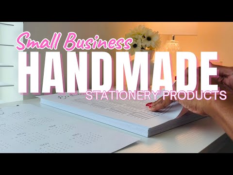 How I Make My Planners at Home | Small Business Planner Making Process