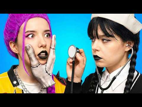 Rik Rumi vs Fattig Wednesday på sjukhuset | Du kommer inte tro de här kreativa knepen 💰