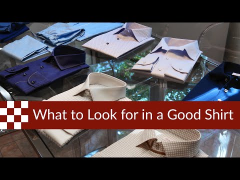 What to Look for in a Good Shirt