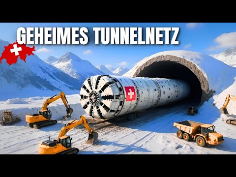 Einzigartige Konstruktionen – Wie die Schweiz ihr geheimes Tunnelnetz baut