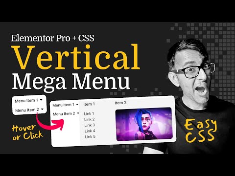 Vertical Mega Menu - Elementor Pro CSS