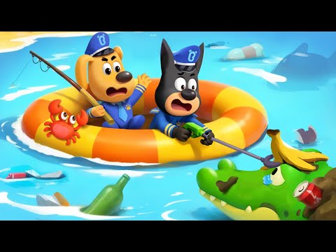 Let’s Protect the Earth 🌎 | Cartoon | Safety Rules for Kids | Sheriff Labrador
