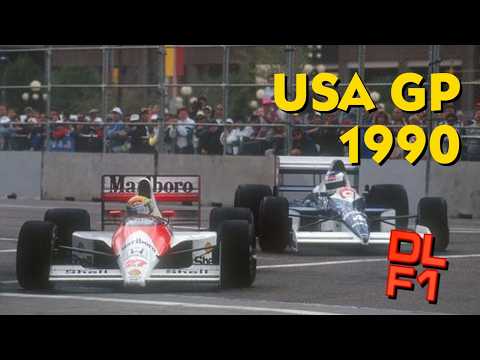 F1 USA GP 1990 🇺🇸 Highlights (BBC). Extended Post-race & Interviews