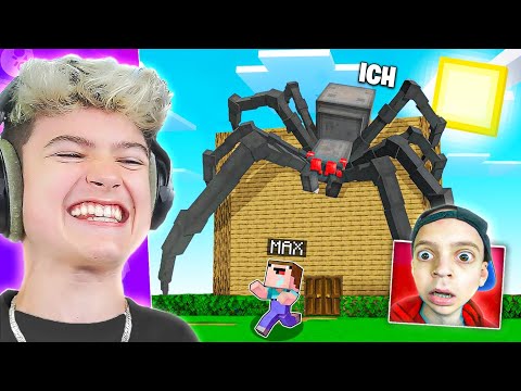 KLEINER JUNGE RASTET AUS... (Prank geht schief) in einem MINECRAFT Mob BATTLE!