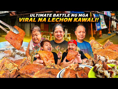 Battle of "THE BEST CRISPY LECHON KAWALI" | Manila VS Rizal Edition!