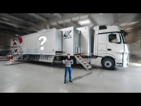 What's Inside a MASSIVE TV Broadcast Truck ?  - Full Tour!