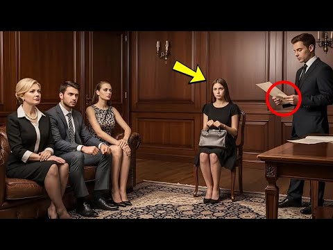 Niemand bemerkte sie bei der Testamentseröffnung… bis ihr Name für alles aufgerufen wurde