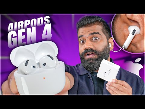 Apple AirPods 4 ANC Unboxing & First Look - Tiny But Powerful🔥🔥🔥