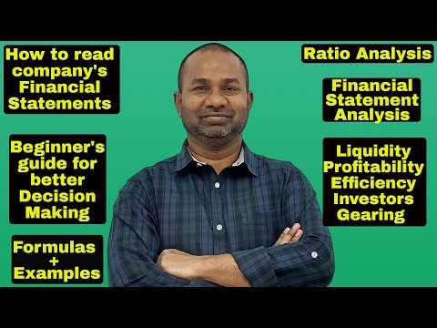 Ratio Analysis | Financial Statement Analysis | Reading Financial Statements | Commerce Specialist |