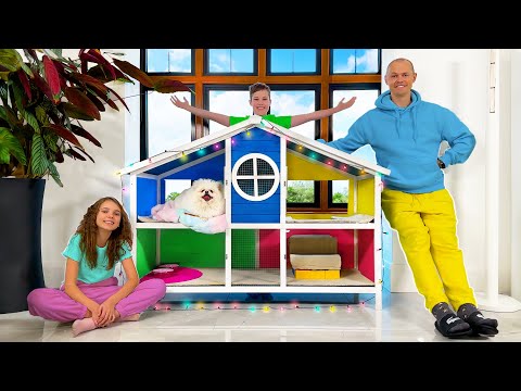 Построили домик для собаки Гуччи