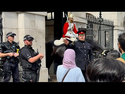 Lance Corporal CALLED the POLICE as a Man Refused To Move