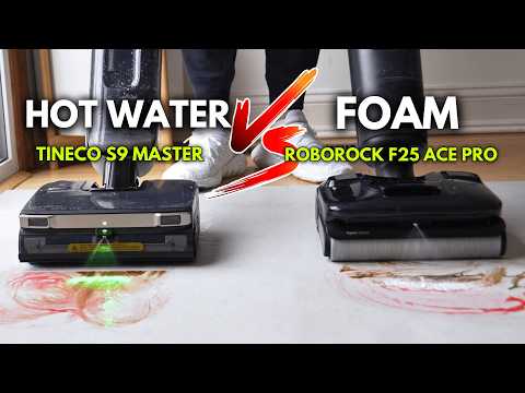 Tineco S9 Artist Master vs Roborock F25 Ace Pro - Battle of the Flagships!