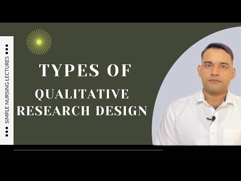 Qualitative research design & its types/Simple Explanation