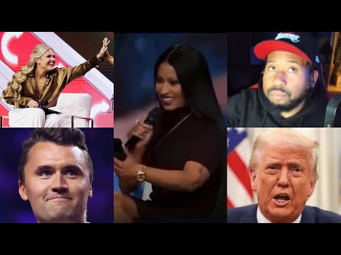 Nicki gone full MAGA? Akademiks reacts to Nicki Minaj appearance at TP USA meeting with Erika Kirk