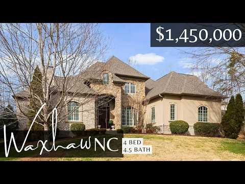 Inside a $1.45M Gated Luxury Home in Waxhaw NC | Providence Downs Tour | Private Pool