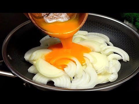 Onions with eggs – better than meat! My village grandmother's brilliant recipe.