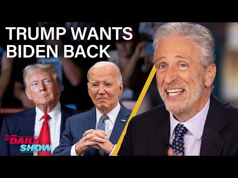 Jon Stewart on Why Trump Wants Biden Back So Badly He's Reusing His Old Attacks | The Daily Show