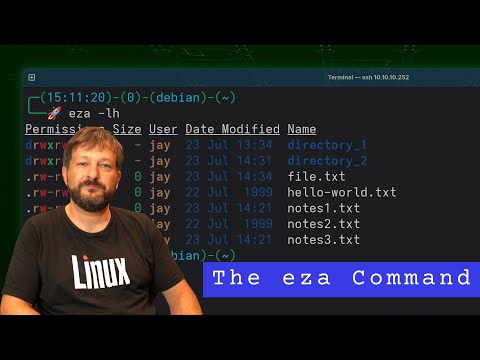 How to Explore Your Linux Filesystem with eza - A "Modern" ls
