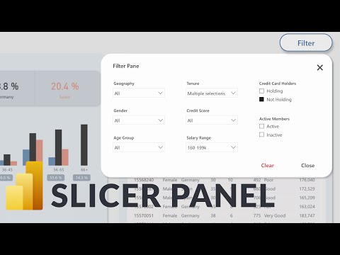 Build a Slicer Panel in Power BI Like a PRO