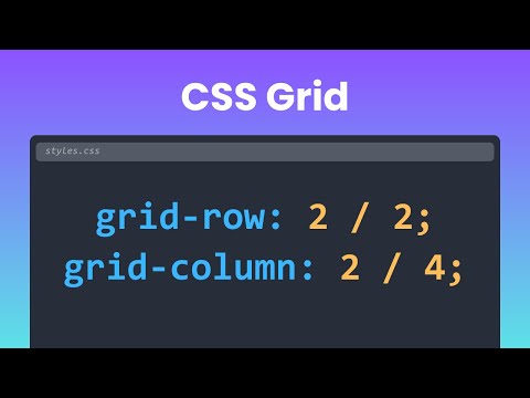 CSS Grid Row & Column Placement | grid-row & grid-column Explained! 🔥🔥🔥