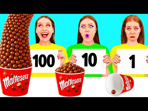 100 Layers of Food Challenge | Epic Food Battle