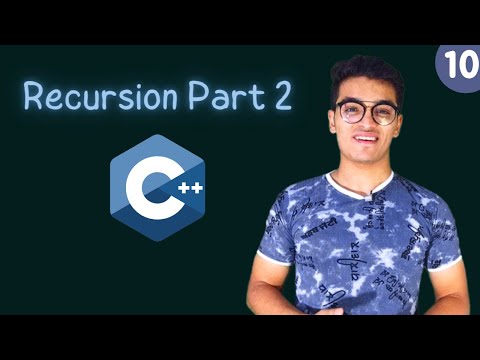 Recursion C++ part 2  | تعلم الدوال بلغه سي بلس بلس الحلقة 10