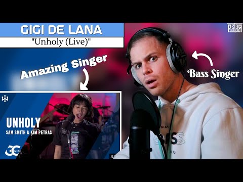 Professional Singer FIRST-TIME REACTION & ANALYSIS - Gigi De Lana | "Unholy"