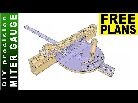 🟢 Making Precision Miter Gauge 👍  FREE PLANS Miter Gauge 👍 Don't Repeat My Mistakes