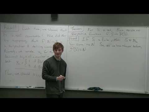Proof, Set Theory, and Logic -  Cardinality and Power Sets