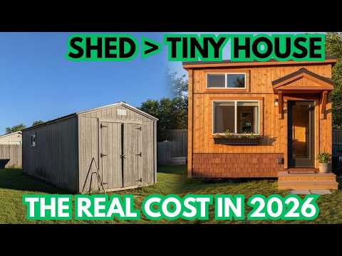 Turning a Shed Into a Tiny House — The Honest Truth About Costs & Laws in 2026