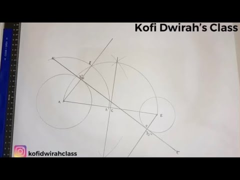 How to construct an internal tangent to two unequal circles.
