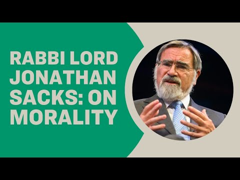 Morality: Restoring the Common Good in Divided Times - Rabbi Lord Jonathan Sacks