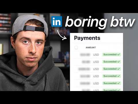 My LinkedIn Strategy Is Boring, But It Makes Me $100K/Month