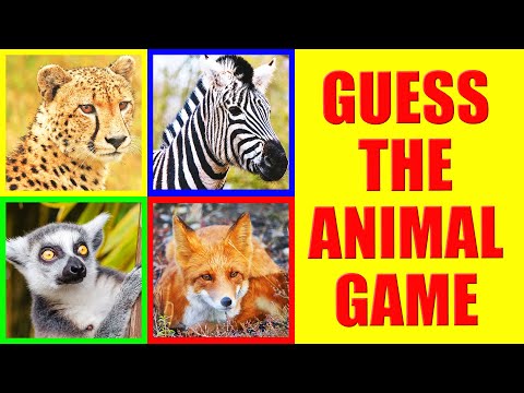 Guess the WILD Animal Sound | Listening Game for Kids, Preschoolers and Kindergarten