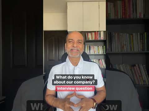 What do you know about our company? Interview question #shorts