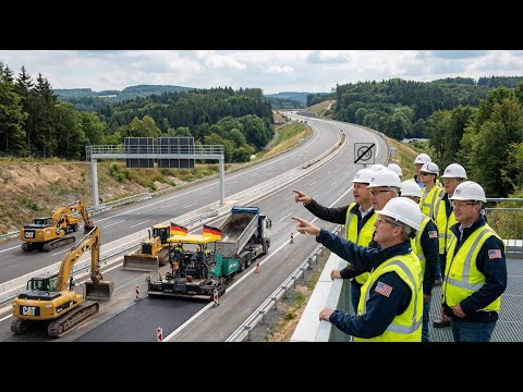 The world is stunned by how European engineers created a massive highway with no speed limit!